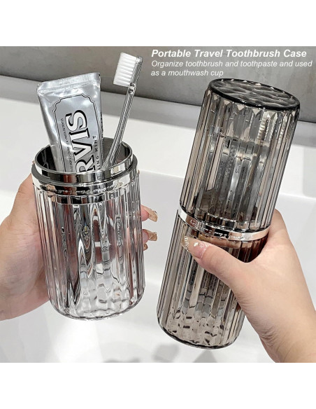 Estuches Transparentes para Cepillo y Pasta de Dientes FQDGTFA