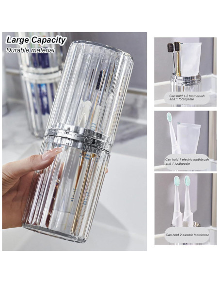 Estuches Transparentes para Cepillo y Pasta de Dientes FQDGTFA