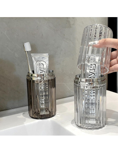 Estuches Transparentes para Cepillo y Pasta de Dientes FQDGTFA