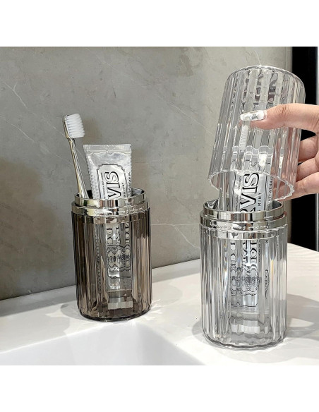 Estuches Transparentes para Cepillo y Pasta de Dientes FQDGTFA