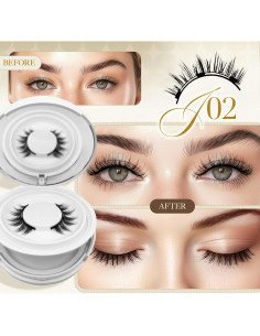 Pestañas Magnéticas Hunnyfit Más Llenas con Aplicador 2