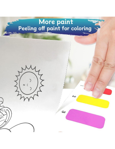 Set de Pintura Acuarela Toyopeny para Niños - Dinosaurios