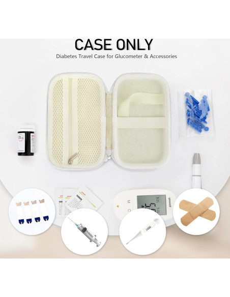 Funda Dura para Monitor Diabético Linpr Mediana Blanca