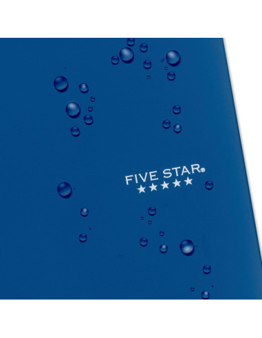 Cuaderno Espiral 5 Materias Five Star 200 Hojas Azul y Rojo