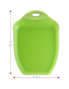 Tabla de Cortar Dexas Chop and Scoop 33x24 cm Verde 2