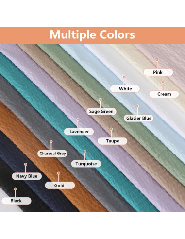 Cortina de Ducha de Tela OVZME Negra 91x183 cm Resistente al Agua