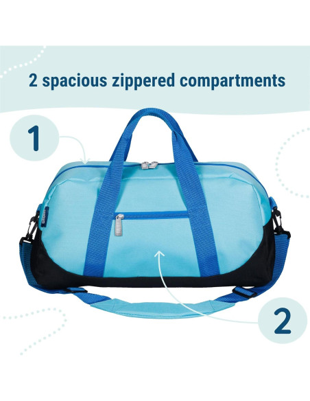 Bolsa de viaje Wildkin para niños Aqua 45.7x22.9x22.9 cm