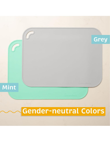 Set de 2 Manteles de Silicona UpwardBaby Antideslizantes