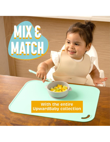 Set de 2 Manteles de Silicona UpwardBaby Antideslizantes