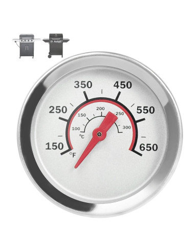 Medidor de Temperatura de Tapa PETKAO 1.8" para Parrilla Charbroil