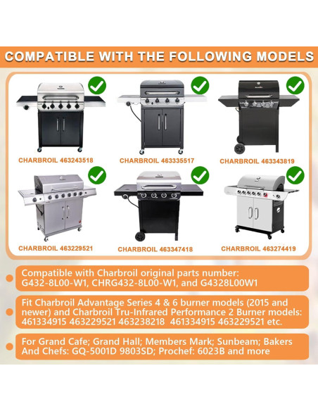 Medidor de Temperatura de Tapa PETKAO 1.8" para Parrilla Charbroil