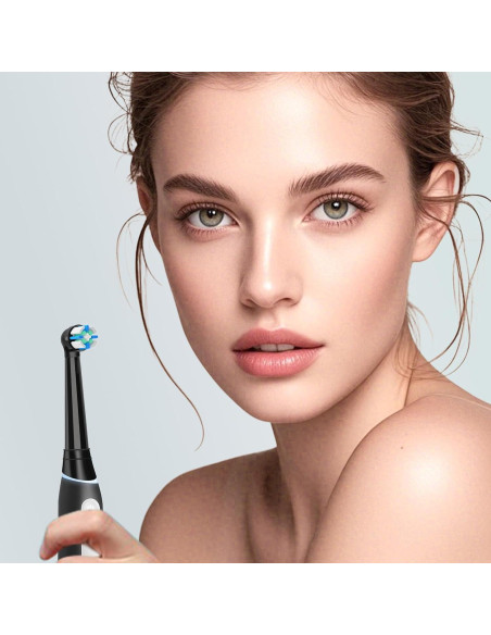 6 Cabezas de Repuesto Oral B IO Compatibles - Negro