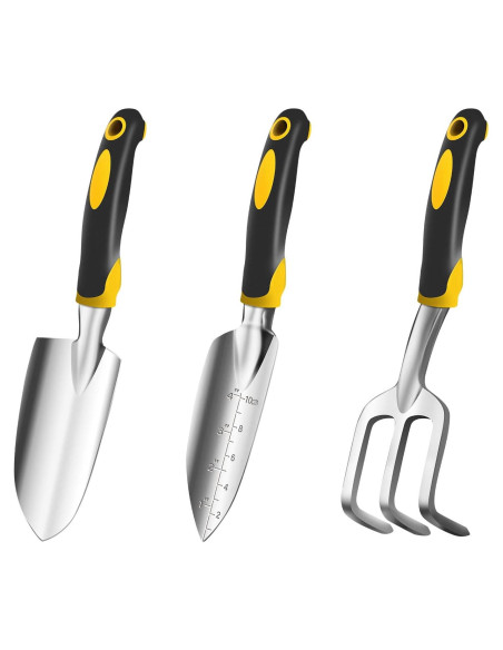 Set de Herramientas de Jardín iPower 3 Piezas Aluminio Resistente