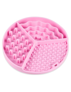 Alfombrilla Lamer para Perros y Gatos Nothomme Rosa 19cm