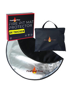 Alfombrilla a Prueba de Fuego FireProof Pros 60.96 cm Redonda