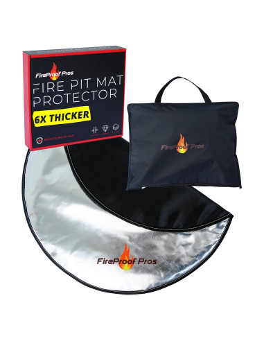 Alfombrilla a Prueba de Fuego FireProof Pros 60.96 cm Redonda