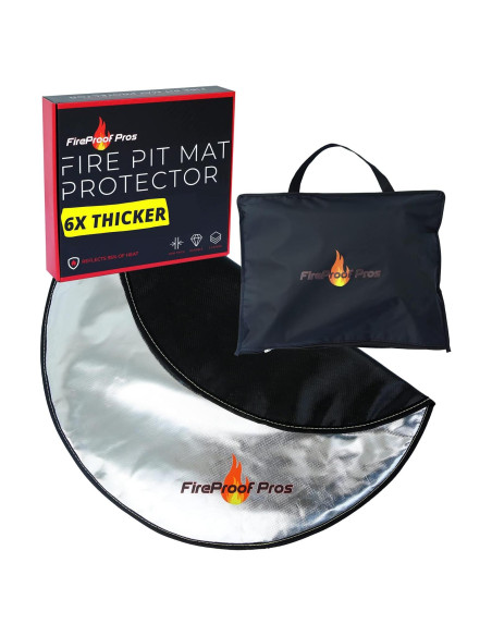 Alfombrilla a Prueba de Fuego FireProof Pros 60.96 cm Redonda