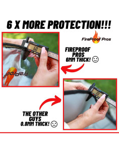 Alfombrilla a Prueba de Fuego FireProof Pros 60.96 cm Redonda 2