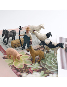 Conjunto de Animales de Granja 16PCS LC JoyCre para Niños 2
