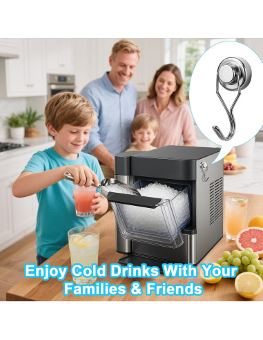 Cuchara de Hielo Inoxidable Mity Rain con Gancho Magnético - Grande