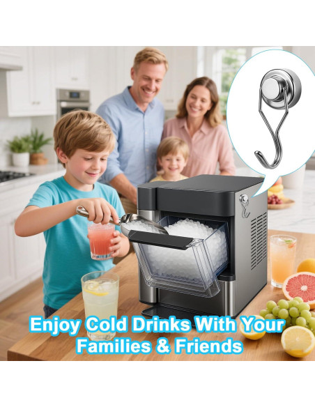 Cuchara de Hielo Inoxidable Mity Rain con Gancho Magnético - Grande