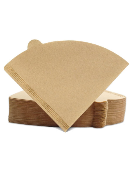 Filtros de café en cono Revelook V02, 100 unidades, 1-4 tazas