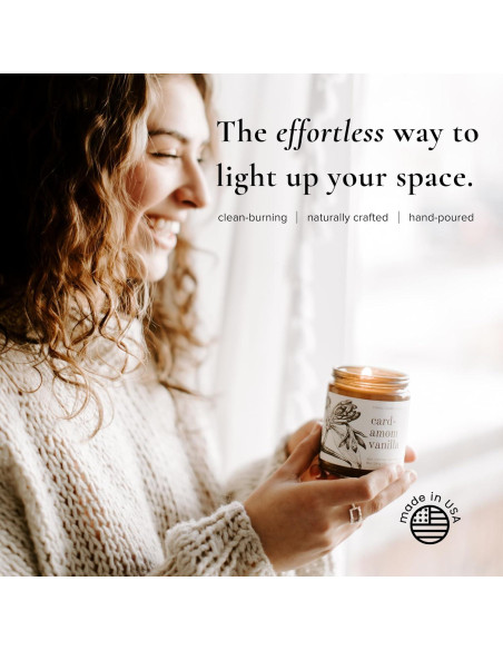 Vela de Cera de Soja Pura Broken Top 255 g Cardamomo Vainilla