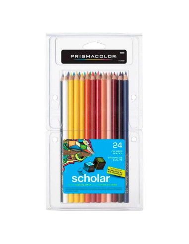 Lápices de Colores Prismacolor Scholar 24 Piezas Artísticas