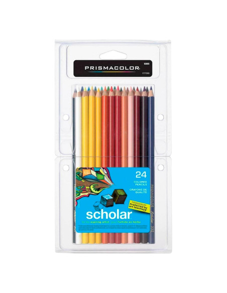 Lápices de Colores Prismacolor Scholar 24 Piezas Artísticas