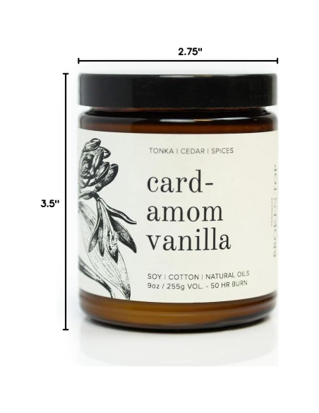 Vela de Cera de Soja Pura Broken Top 255 g Cardamomo Vainilla