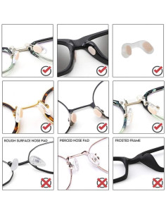 Almohadillas Nasales de Espuma Suave SAIGO 12 Pares 1.5mm Color Piel 2