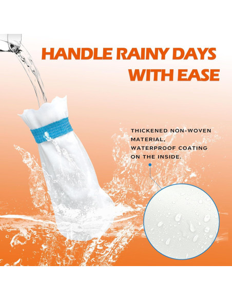 20 Botas Desechables para Perros RosyLife - Mediano, Impermeables