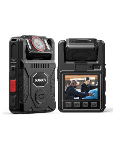 Cámara Corporal BOBLOV M7Pro 4K GPS 256GB Audio 180