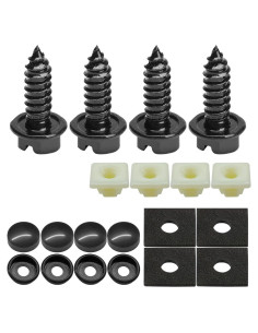 Kit de Tornillos para Placas de Licencia GAOLAOSY 20PCS Antioxidante