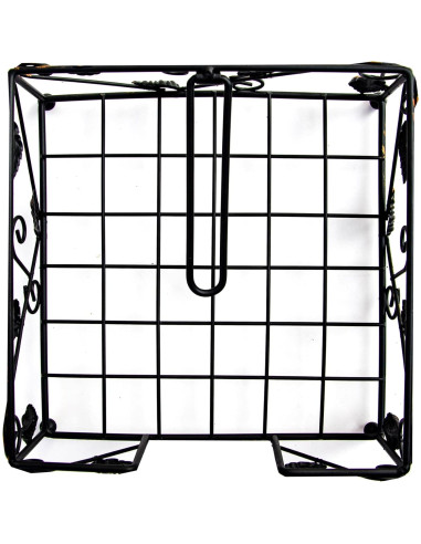 Soporte de Servilletas de Hierro Rústico Maypes con Brazo Pivotante