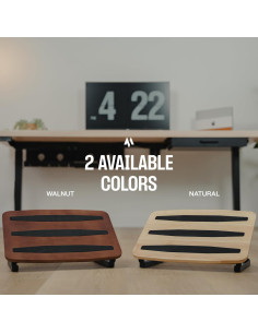 Reposapiés Ajustable COREMINDED Natural - Ergonómico 7 Ángulos 2