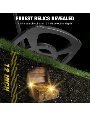 Detector de Metales YELLOW JACKET ASM-55 Ajustable IP65