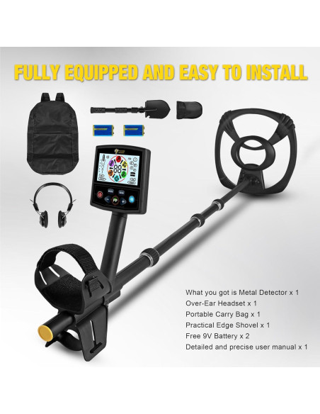 Detector de Metales YELLOW JACKET ASM-55 Ajustable IP65