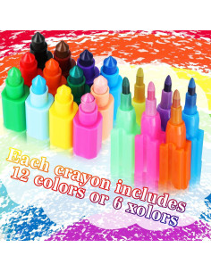 28 Crayones Apilables Eersida Multicolor para Niños 2