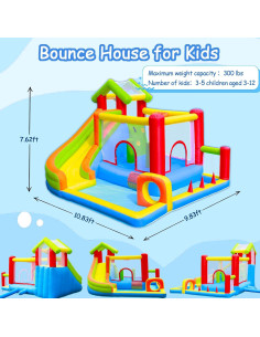 Castillo Inflable JoySheng con Piscina de Pelotas 330x300cm 2