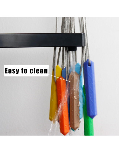 Collares Masticables Sensitivos para Niños - 10 Paquetes de Silicona