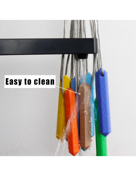 Collares Masticables Sensitivos para Niños - 10 Paquetes de Silicona