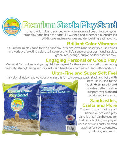 Arena de Juego ARENA CLÁSICA Azul 9,07 kg No Tóxica