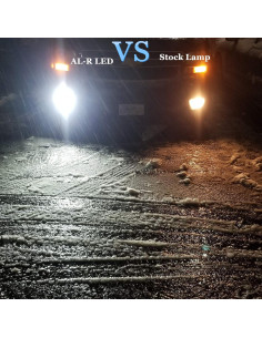 Luces de Niebla LED Alla Lighting H8 H11 5200 Lúmenes 6000K 2