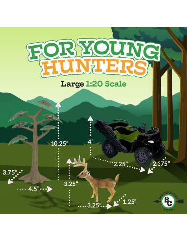 Gran Conjunto de Caza Big Country Toys - 13 Piezas para Niños 3+