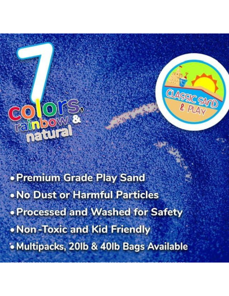 Arena de Juego ARENA CLÁSICA Azul 9,07 kg No Tóxica