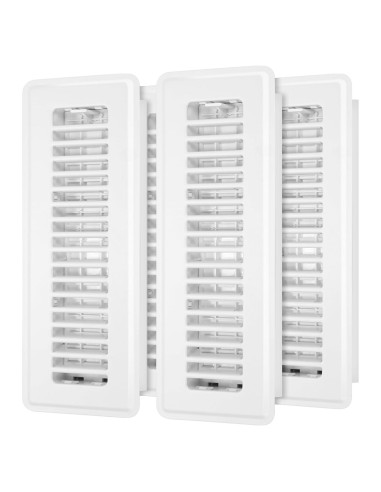Registro de Piso Ajustable Accord Ventilation 2x10 Blanco