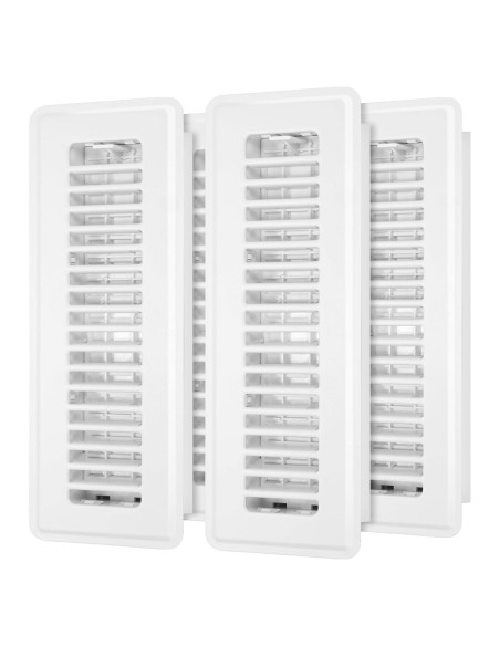 Registro de Piso Ajustable Accord Ventilation 2x10 Blanco