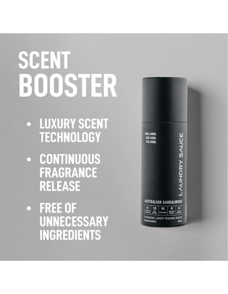 Detergente para Ropa Salsa de Lavandería 69 Paquetes + Aumentador 311ml Sándalo