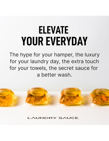 Detergente para Ropa Salsa de Lavandería 69 Paquetes + Aumentador 311ml Sándalo
